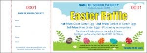 Easter Raffle Tickets - Draw Ticket Printers - Raffle Ticket Printer